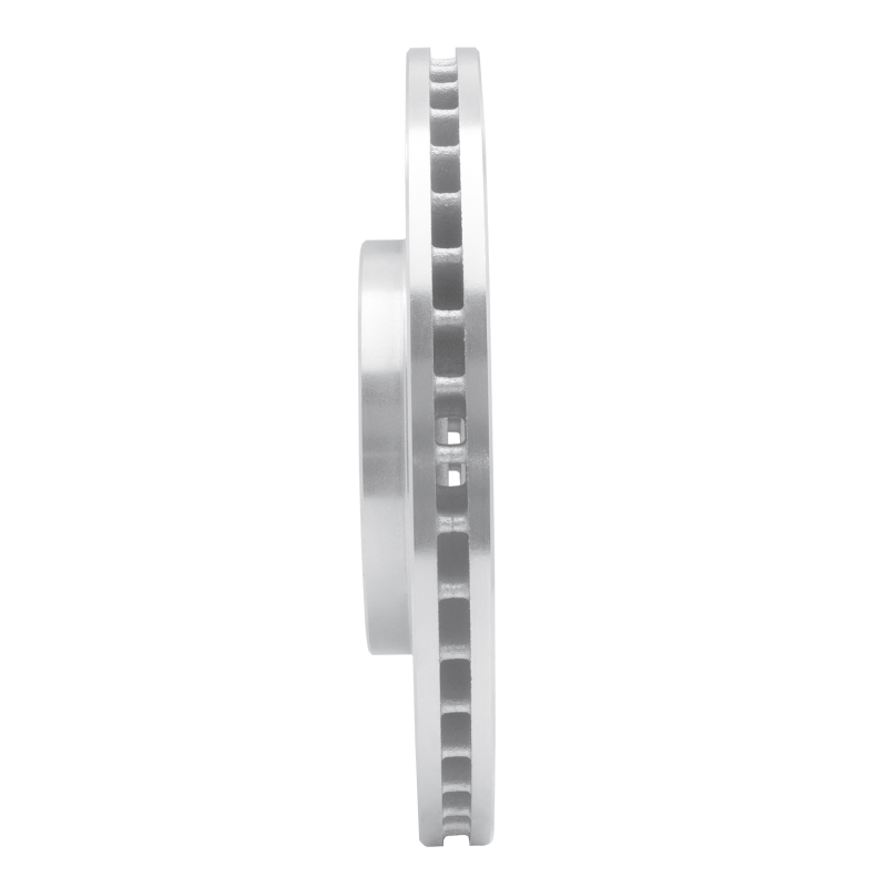 Cadillac BLS Brake Rotor (1) - Front Right - R1 Concepts - Drilled & Slotted - Silver - `03-`11